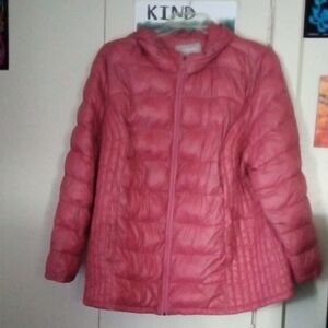 Woman Within Rose Puffer Jacket